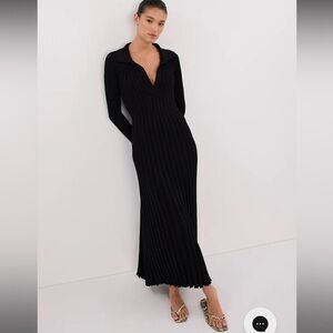 DISSH Longsleeve Knit Maxi Dress XS